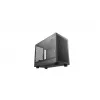 DeepCool CH160 PLUS R-CH160-BKNGM0-G kompaktná počítačová skriňa (SFF), Mini-ITX/Micro-ATX, tvrdené sklo, čierna