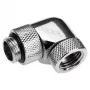 Alphacool Eiszapfen Connector Series - uhlový montážny adaptér pre systém kvapalinového chladenia - strieborno-niklový