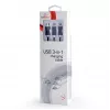 USB 2.0 kábel Gembird CC-USB2-AM31-1M — USB A konektor samec, 1 m, čierny