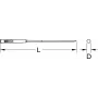 KS TOOLS Okrúhly ihlový pilník, 3 mm (140.3052)
