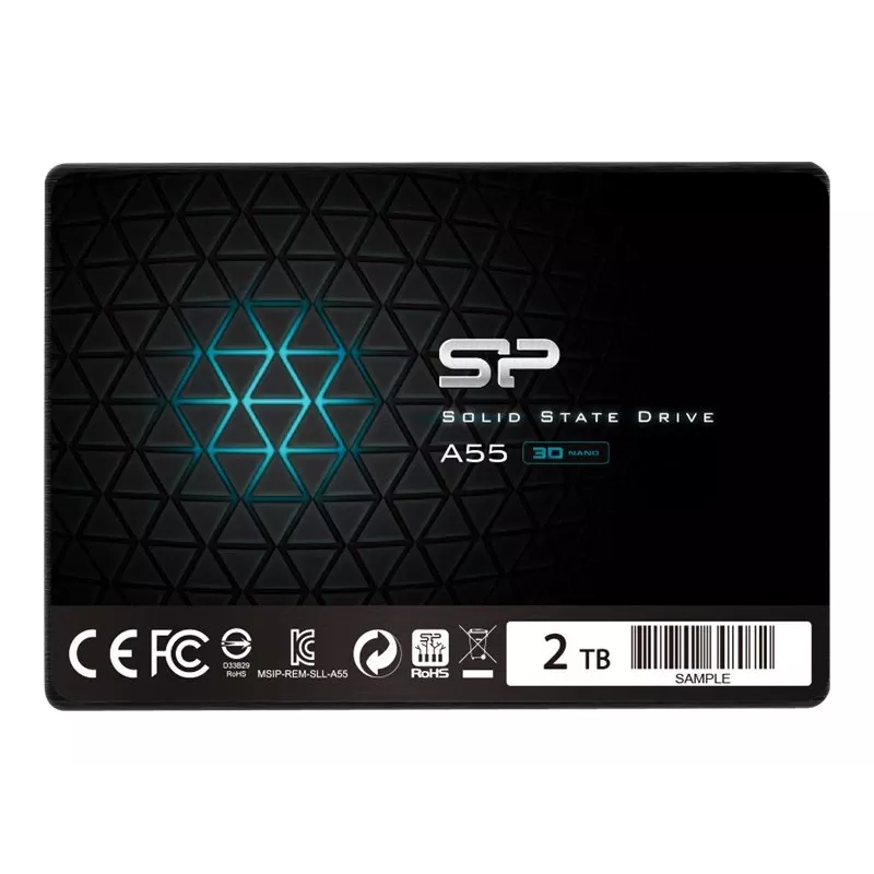 2,5 palcový SATA III SSD Silicon Power Ace A55 — 2 TB, 560/530 MB/s, 3D-NAND