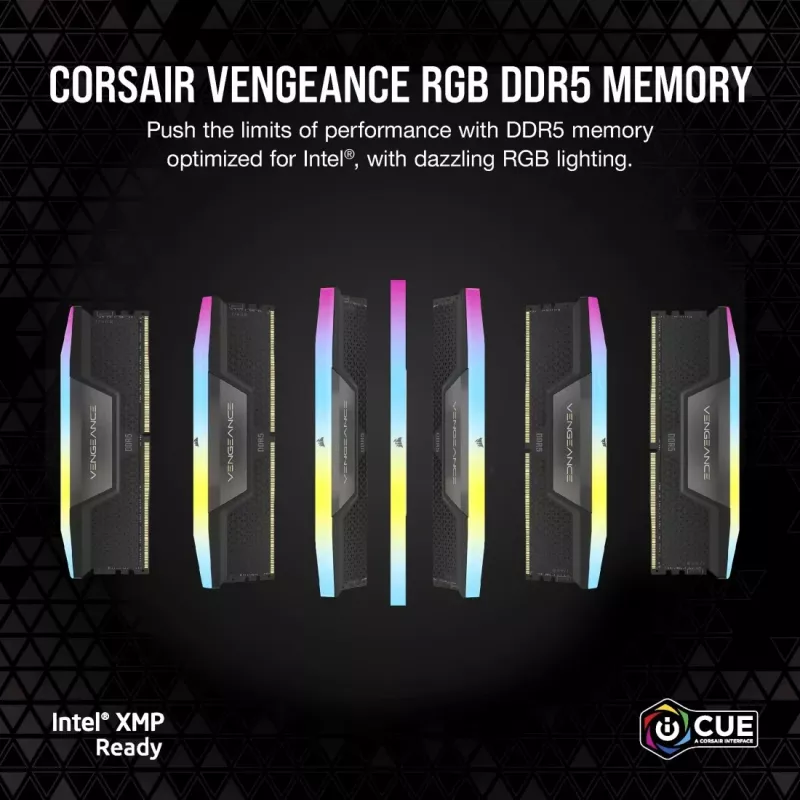 DIMM 48 GB DDR5-6400 (2x 24 GB) dual kit (čierna, CMK48GX5M2B6400C36, Vengeance, INTEL XMP)