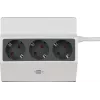 Brennenstuhl 1150070, 3 m, 3 AC výstupy, interiér, IP20, antracit, biela, 16 A
