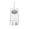 Napájací adaptér FIXED FIXCS65-1.5-WH s 2× USB-C PD 65 W a 2× USB-A konektormi