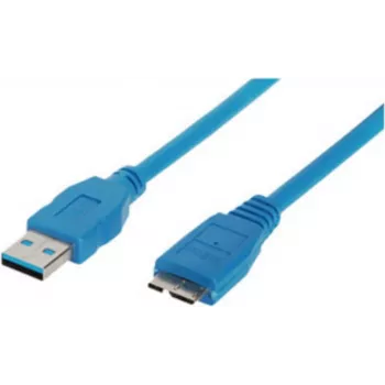 USB kábel ShiverPeaks BS77195 5 m USB 3.2 Gen 1 Micro-USB B modrý