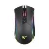 Havit MS1001S - optická herná myš pre pravákov, USB Type A, čierno-sivá