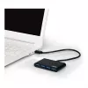 USB hub Port Designs 900121 USB 3.2 Gen 1 Type-A 5000 Mbit/s čierny
