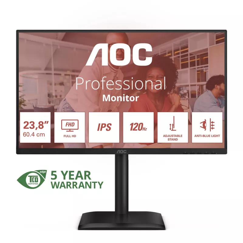 AOC 24E4U počítačový monitor 60,5 cm (23,8