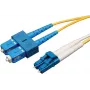 Eaton Tripp Lite Series duplexný singlemode 9/125 optický patch kábel (LC/SC), 3 m (10 ft.) - patch kábel - LC singlemode (M) na SC singlemode (M) - 3 m - optické vlákno - duplex - 9/125