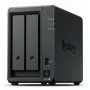 NAS Synology DiskStation DS725+ 2-Bay Ryzen R1600 4GB DDR4 ECC, 2.5GbE, 2x M.2, podpora RAID, 0TB, čierna