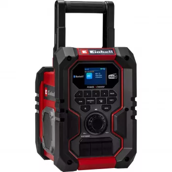 Prenosné rádio EINHELL TE-CR 18 Li DAB+ FM Bluetooth USB, na batérie (kompatibilné s TE-CR 18 Li)