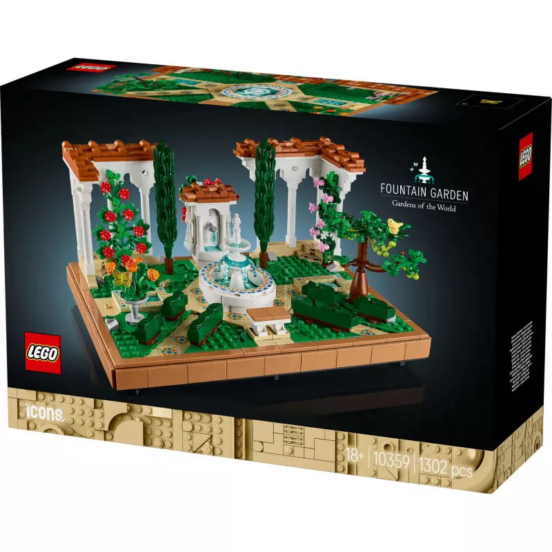 LEGO ICONS 10359 Záhrada s fontánou