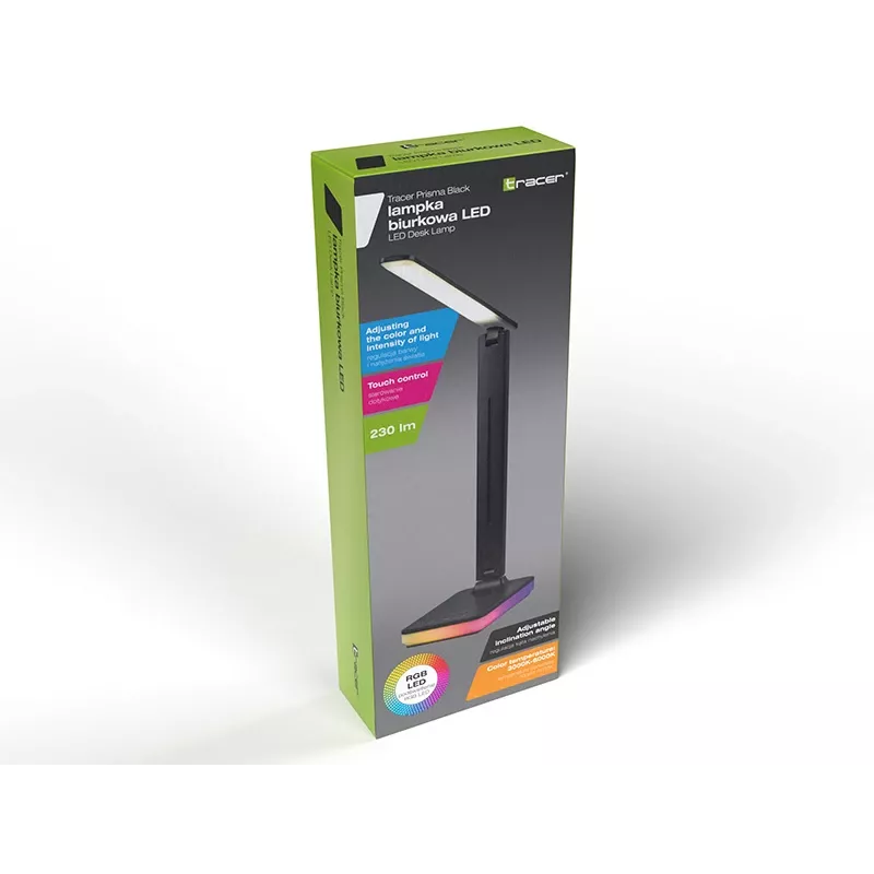 Tracer 47710 Prisma čierna LED stolná lampa