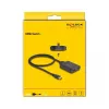DeLOCK HDMI switch 2 x HDMI in na 1 x HDMI out 8K 60 Hz integrovaný kábel 50 cm