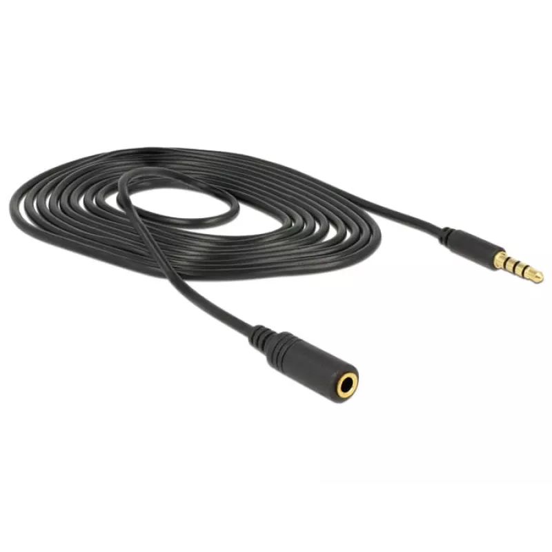 Audio kábel DeLOCK 84667 2 m 3,5 mm čierny
