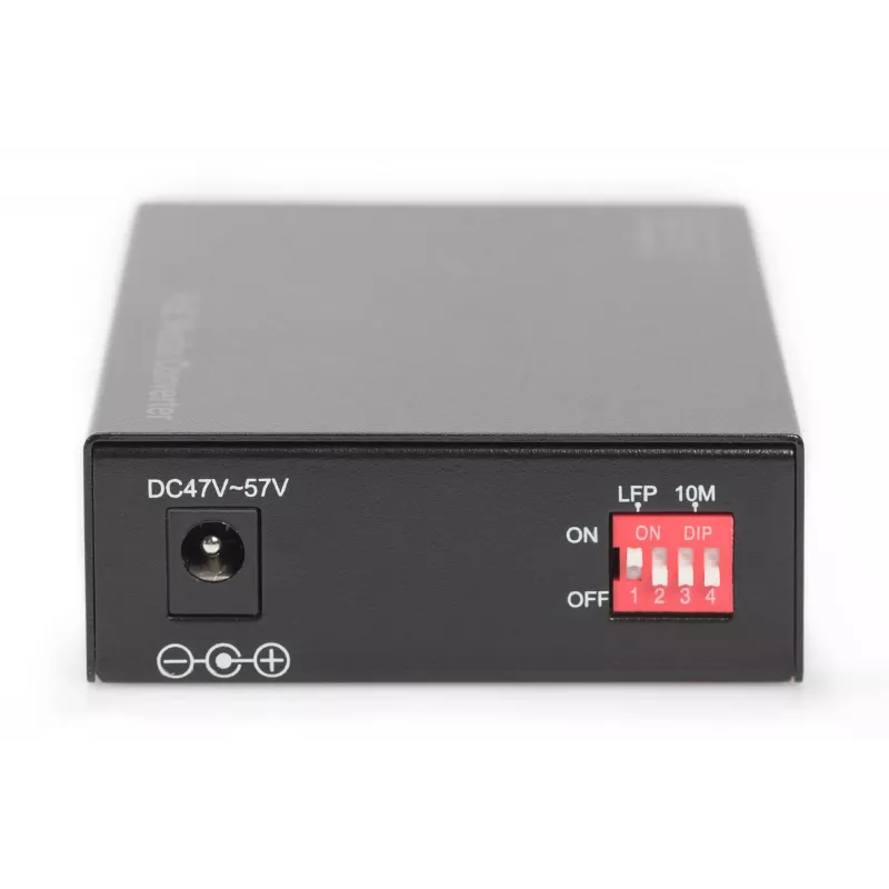 Digitus Gigabit PoE mediálny konvertor, RJ45 / SC, MM, PSE