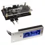 Lamptron TC20 PCI RGB ovládač ventilátorov a LED - strieborný
