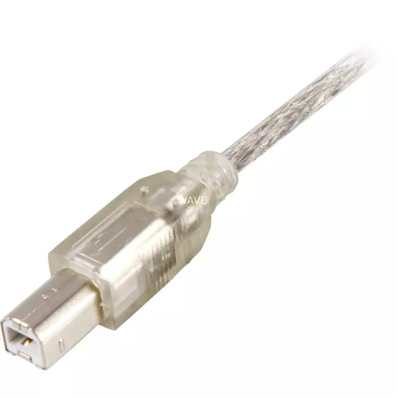USB kábel DeLOCK 0,5 m A-B sivý 82057