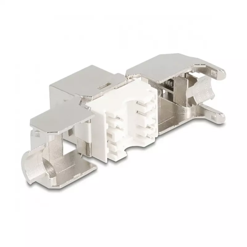 Káblový adaptér DeLOCK 90683 RJ45 LSA strieborný