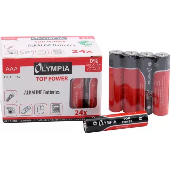 Domáca batéria AAA alkalická Olympia 40180