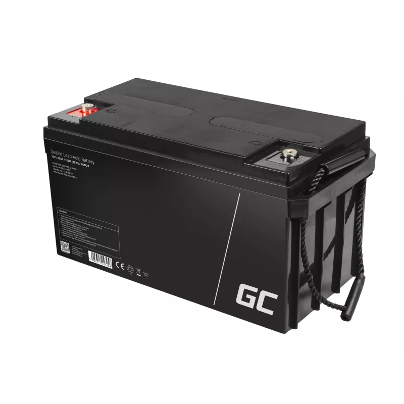 Batéria Green Cell AGM28 priemyselná nabíjateľná olovená (VRLA) 12 V 65000 mAh, 1 kus, 20 kg