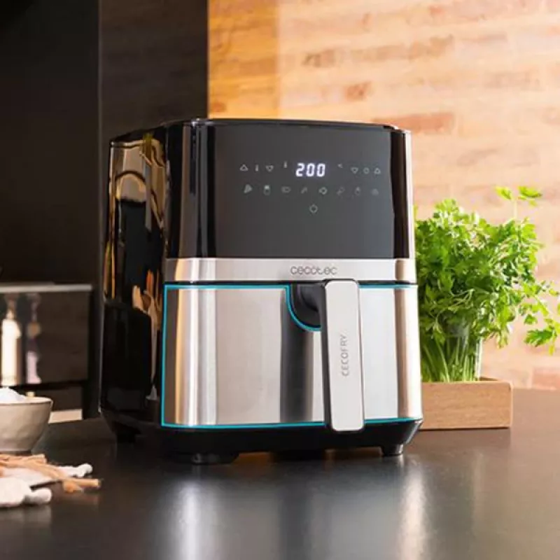 CECOTEC Cecofry Full Inox Pro 5500 Pro teplovzdušná fritéza s príslušenstvom