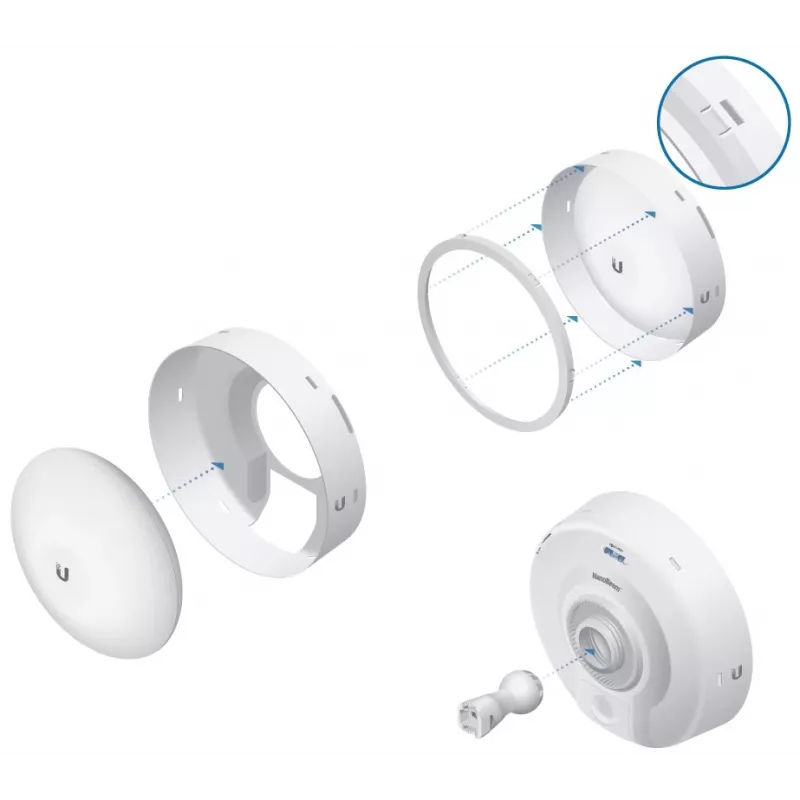 Ubiquiti IsoBeam, RF izolačné tienenie pre NanoBeam NBE-M5-16 & NBE-5AC-16