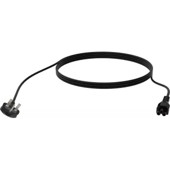 Napájací kábel Vision TC 3MUKCVLF/BL 3m BS 1363 IEC C5 čierny