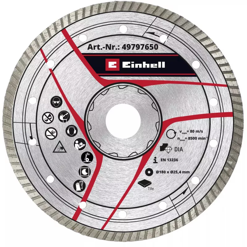 KWB Turbo diamantový rezací kotúč Ø 180 x 25,4 x 2,6 mm