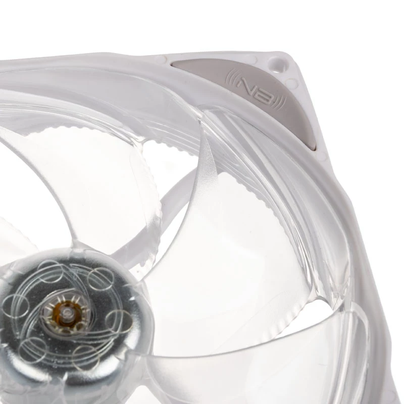 Ventilátor Noiseblocker B12X-PS počítačová skriňa 12 cm biela