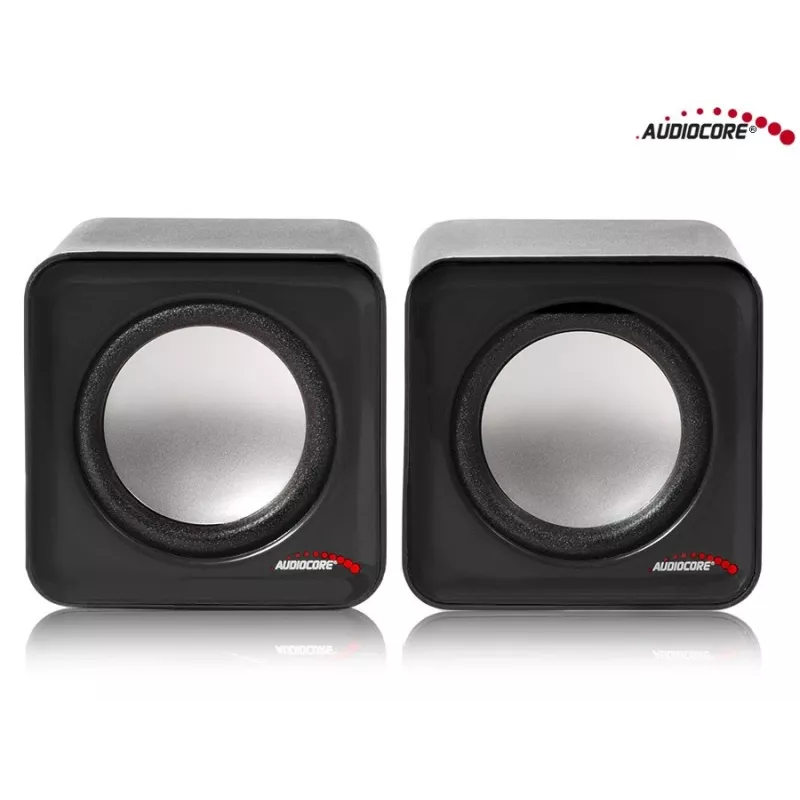 2-pásmový PC reproduktor Audiocore AC870 B — 3 W RMS, káblové USB napájanie, 3,5 mm vstup, 2.0 kanály