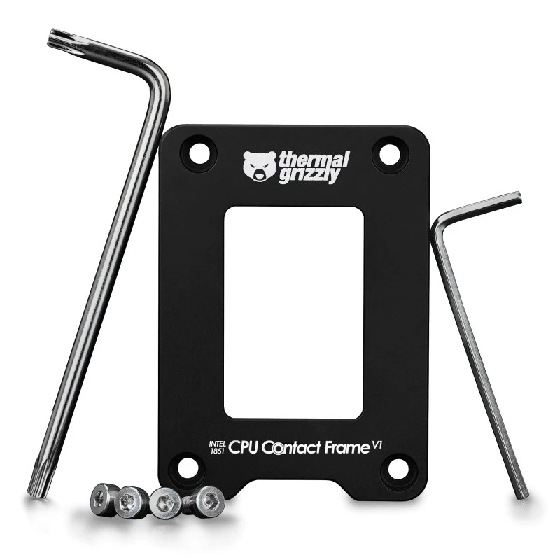 Sada na upgrade rámu Thermal Grizzly TG-CF-I1851-V1 hliník čierny 71x51x6mm