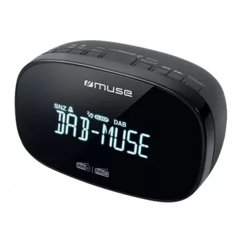 Muse | M-150 CDB | budík | AUX vstup | čierna | DAB+/FM dvojitý budík rádiobudík