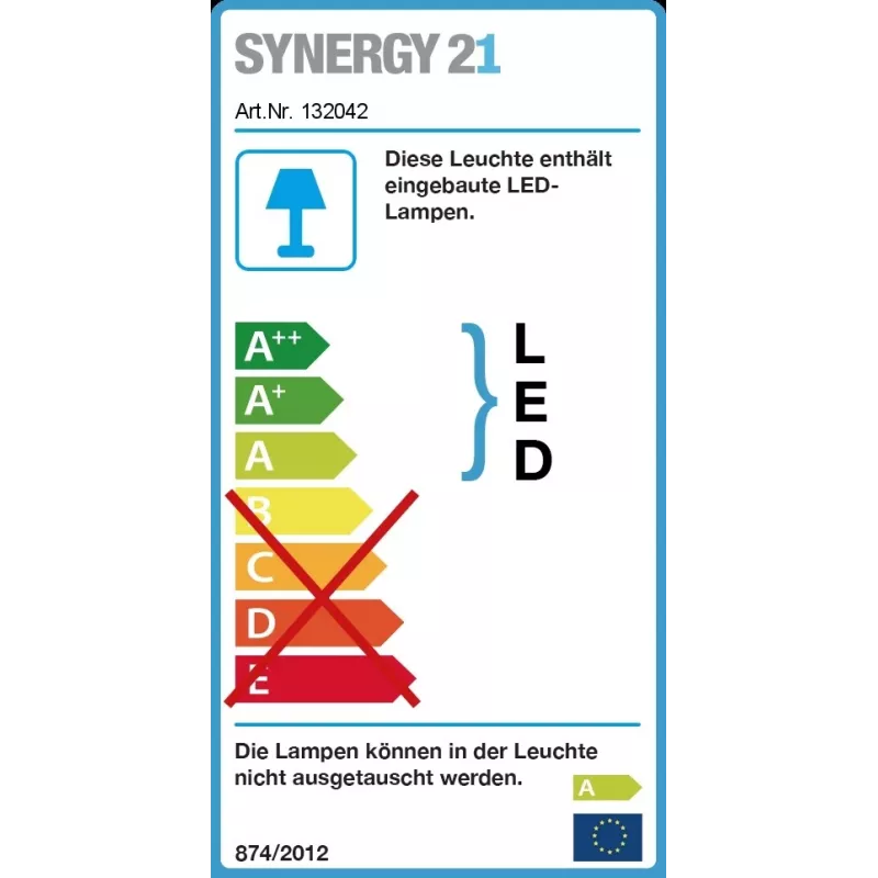 Synergy 21 LED svetelný panel 620*620 40W NW/W 24V IP65
