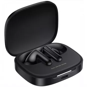 Headset Xiaomi Buds 6 In-Ear bezdrôtové binaurálne slúchadlá, Bluetooth 5.4, ANC, 42 h prehrávanie, IP54, nočná čierna