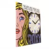 NeXtime hodiny 8153 Cinema Date, 43x43,2 cm, nástenné, čierne/viacfarebné
