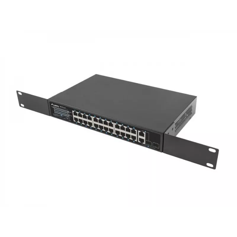 Lanberg RSFE-24P-2C-250 sieťový switch Unmanaged Gigabit Ethernet (10/100/1000)