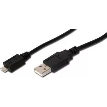 USB kábel Digitus 1,8 m USB 2.0 USB A Micro-USB A čierny
