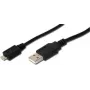 USB kábel Digitus 1,8 m USB 2.0 USB A Micro-USB A čierny