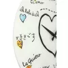 NeXtime hodiny 8030 Loving You, Ø43 cm, nástenné, biele/viacfarebné
