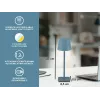 Beper P207ILI200 nabíjateľná stolová LED lampa, dotykový spínač, stmievateľná, bridlicovomodrá