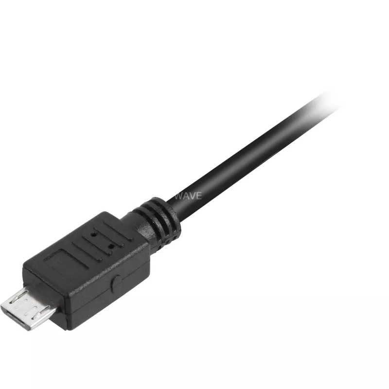 USB kábel Sharkoon 1,5 m Micro-USB2.0-B/USB2.0-A