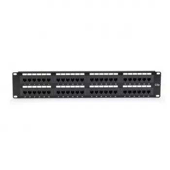 Patch panel Black Box JPM5E48A 2U Cat5e montáž do racku