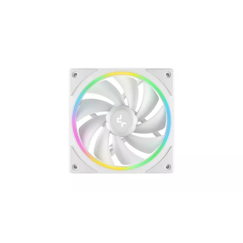 Ventilátor počítačovej skrine DeepCool FL12 SE WH 12 cm biely 3 kusy