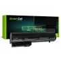 Green Cell - batéria do notebooku (zodpovedá: HP RW556AA, HP HSTNN-C48C) - lítium-iónová - 6 článkov - 4400 mAh - čierna - pre HP 2510p, Business Notebook nc2400, EliteBook 2530p,