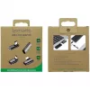 Káblový adaptér 4smarts 540464 USB-C na USB-C strieborný