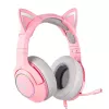 Headset Onikuma K9 Pink RGB herný headset