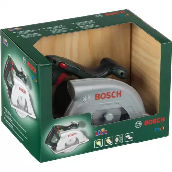 Theo Klein 8421 Bosch kotúčová píla I na batérie s rotačným pohybom, svetelnými a zvukovými funkciami I rozmery: 23 cm x 16 cm x 14,5 cm I hračka pre