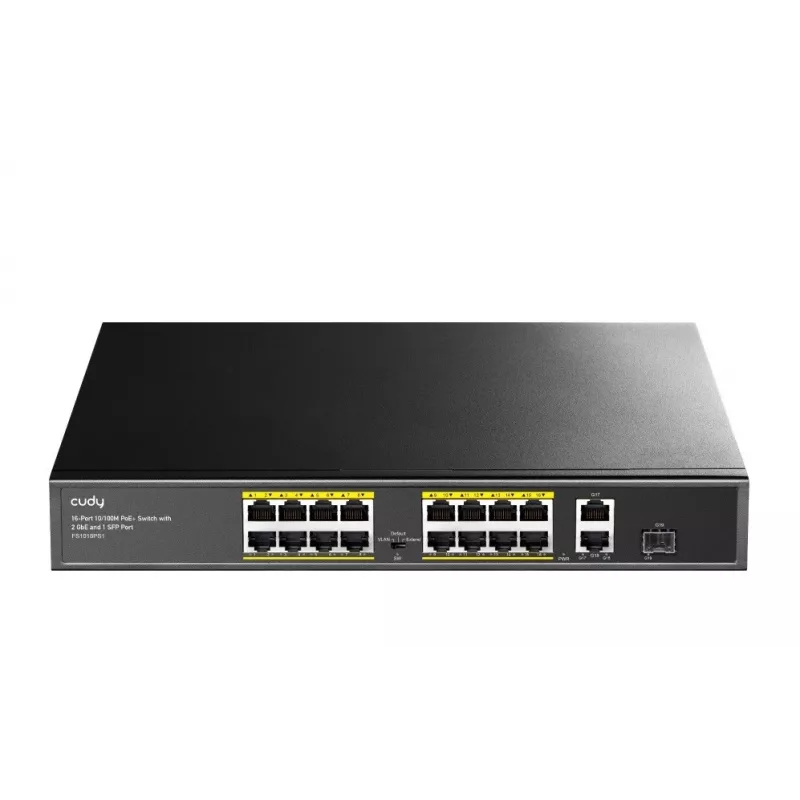 Cudy FS1018PS1 sieťový switch 18 Fast Ethernet portov PoE