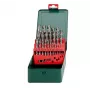 Metabo sada špirálových vrtákov HSS do kovu, 25 ks, 1-13 mm, DIN 338 (627154000)